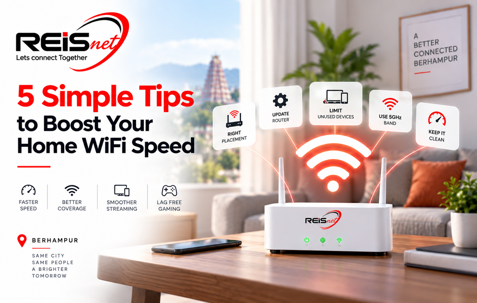 5 Simple Tips to Boost Your Home WiFi Speed