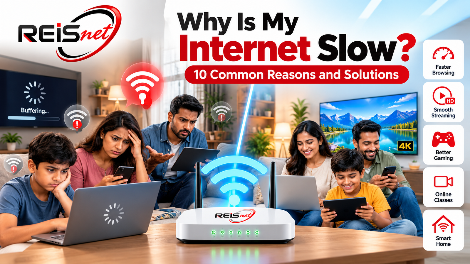 Why Is My Internet Slow? 10 Common Reasons & Fixes